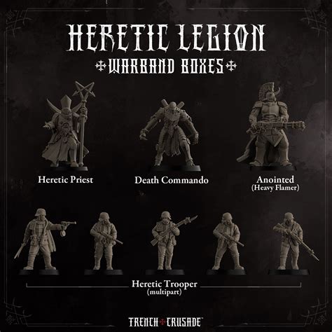 Trench Crusade: Heretic Legion Warband Box | #4828637035