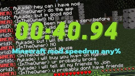 Minecraft mod speedrun any% | Minecraft summary | マイクラ動画