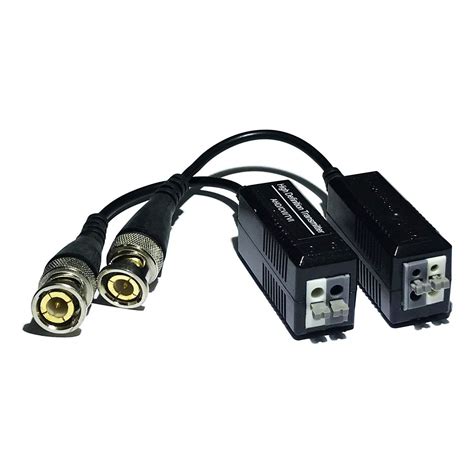 TOPHAVEN 1 Pair BNC Video Balun Coaxial Solderless Over UTP Cat5 Cat5e ...