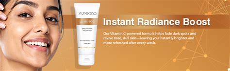 Aureana Luminos Brightening Face Wash 50 ml, No Sulphate, No Paraben ...