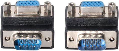 Chenyang 2pcs/set VGA SVGA Male to Female Extension Adapter for Monitor ...