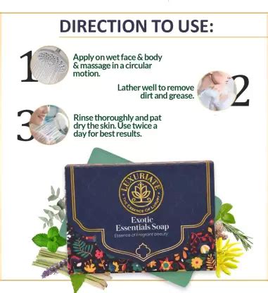 Buy Luxuriate Exotic Essentials Esscense of Fragrant Beauty Soap Bar ...