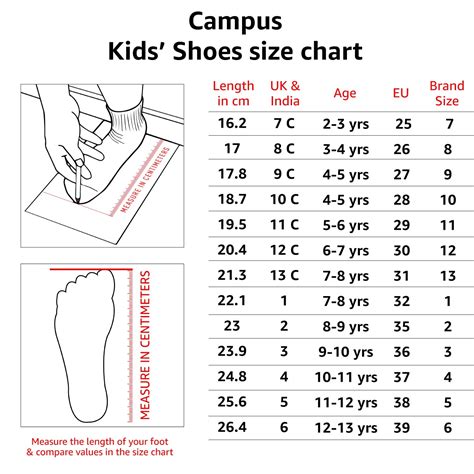 H&M Shoe Size Chart - ShoeChartPrintables.com