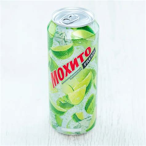 Напиток Мохито ЛАЙМ ж/б 0.45 л, купить в Казахстане, цена на Satu.kz
