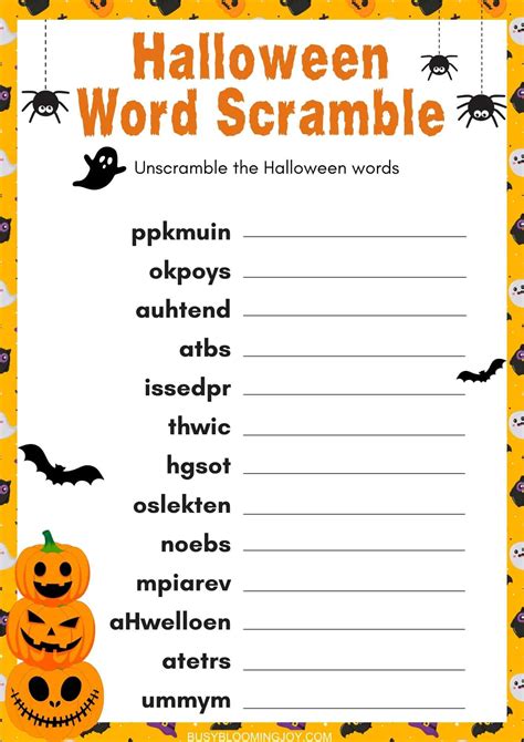 50 Free Printable Halloween Games & Activities (Kids & Adults)