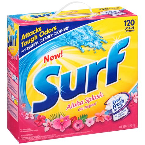 Surf Aloha Splash Powder Laundry Detergent 156 oz. Box - Walmart.com