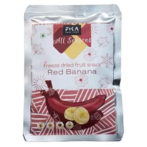 FIKA PURE FOOD Dried Banana -Freeze Fruit Snack: Banana Dry, (300 ...