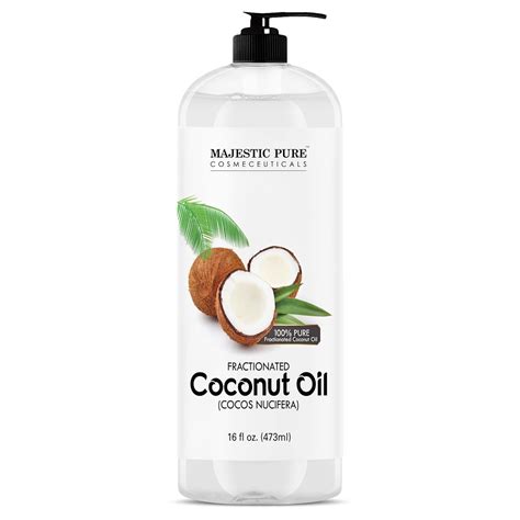 Amazon.com : Majestic Pure Fractionated Coconut Oil - Relaxing Massage Oil, Liquid Carrier Oil ...