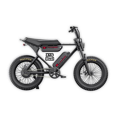 MACFOX X1S Commuter Electric e-Moto Style eBike-Step Over 500 w ...