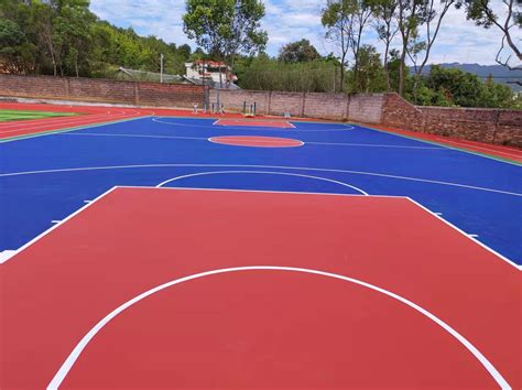 Outdoor Acrylic Basketball Court Flooring for Sale - Sport Court and ...
