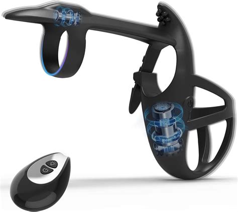 Amazon.com: Penis Ring Vibrator Sex Toys with 12 Vibration Modes ...