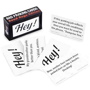 Buy Witty Yetis Bad Parking Business Cards 5x 18+ Designs, 50 Note Pack ...