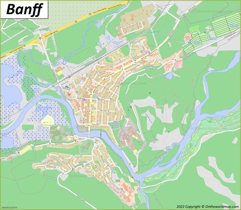 Banff Map | Alberta, Canada | Maps of Banff Sunshine and Banff National ...