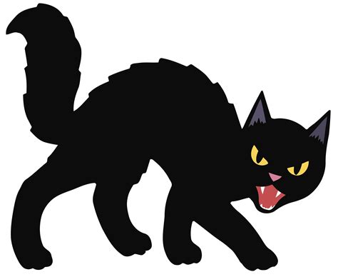 Black cat Kitten Halloween Clip art - cats png download - 3200*2620 ...