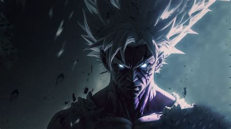 2048x1152 Resolution Powerfull Goku Cool Dragon Ball AI Art 2048x1152 Resolution Wallpaper ...