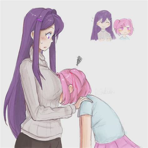 Natsuki needs some comfort | Doki Doki Literature Club | Know Your Meme