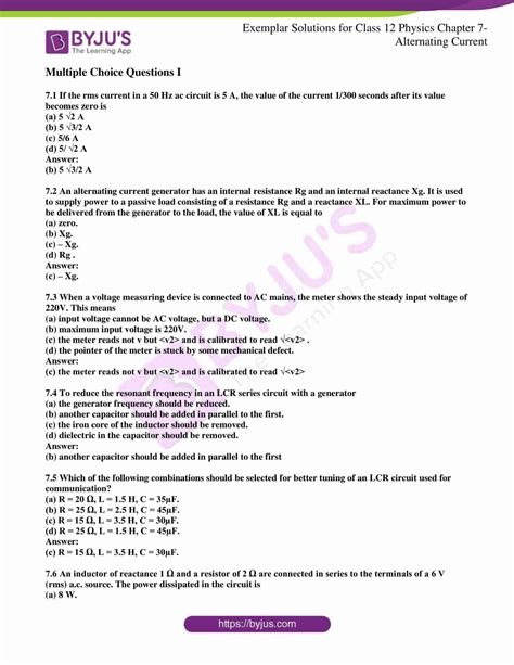 Image result for Class 12 Physics Chapter 7 Formulas