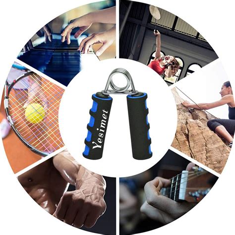Buy YESIMET Hand Grip Strengthener Set, Finger Gripper, Hand Grippers ...