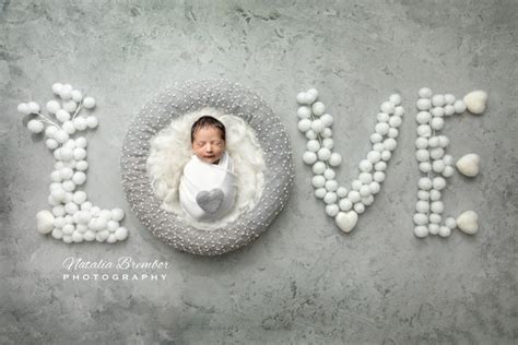 Bethesda MD Infant Photoshoot: Props ensuring comfort and safety