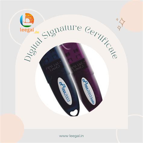 Digital Signature Certificate (DSC) - Leegal Solution