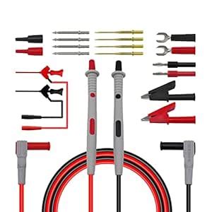 Buy LOOM TREE® 20-in-1 Multimeter Test Leads Kit Banana Plug, Digital ...