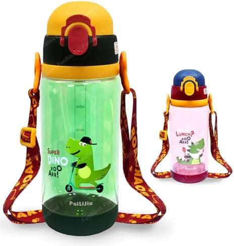 FunBlast School Water Bottle for Kids - 600 ML Dinosaur Water Bottle ...