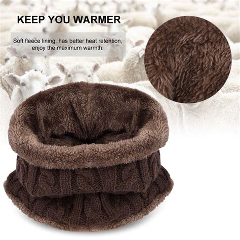 Buy Fashlook Unisex Woolen Cap Paired With Neck Muffler And Neck Warmer ...
