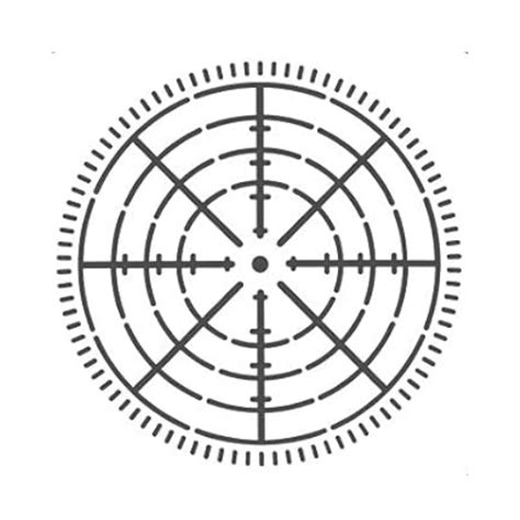 Mandala Grid Stencils-8 Sections 5.9 inch - Neha Creation: Mandala All ...