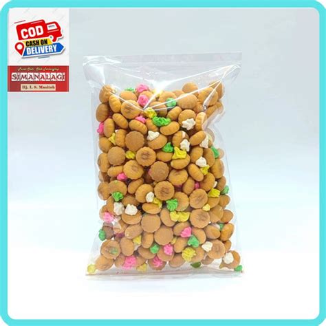 Jual kue kancing gembros jadul 250gr murah oleh oleh bandung - Kota ...