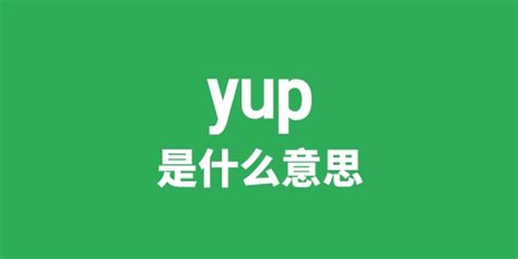 yup是什么意思_yup怎么读 中文翻译是什么_学习力