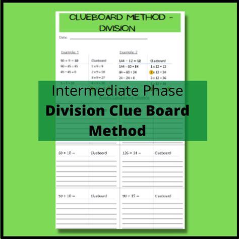 Division Using Clue Board 的图像结果