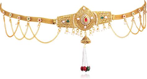 Buy Radhesh Creation and Jewellery Brass Flower Cute Maang Tikka for ...