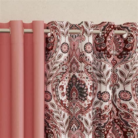 Buy Aeris Classical Set of 4 Light Filtering and Sheer Door Curtains ...