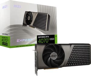 MSI GeForce RTX 4070 Ti SUPER Expert GDDR6X 16 GB NVIDIA Chipset 256 ...