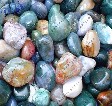 Polished Mix Gemstone Pebble – Dharajyot Stone Art