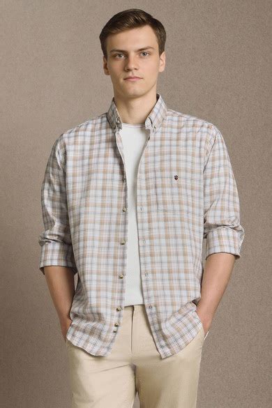 Buy Men White Check Full Sleeves Casual Shirt Online - 39960838 | Louis ...