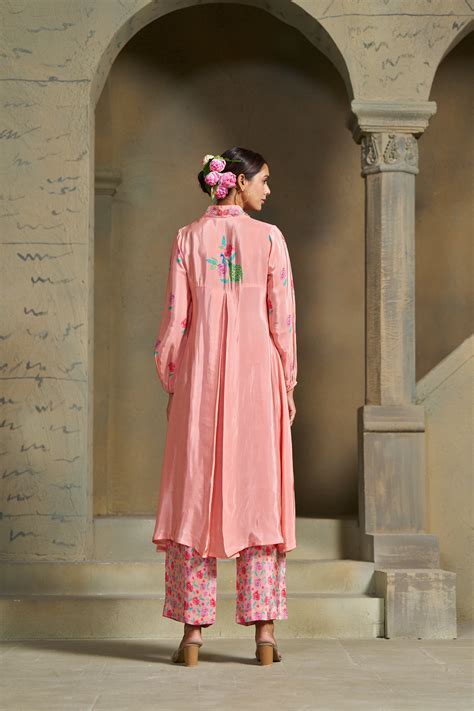 Pastel - Peach Kurta Set – Sukruti Design