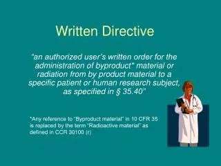 Image result for Directive Control Definition