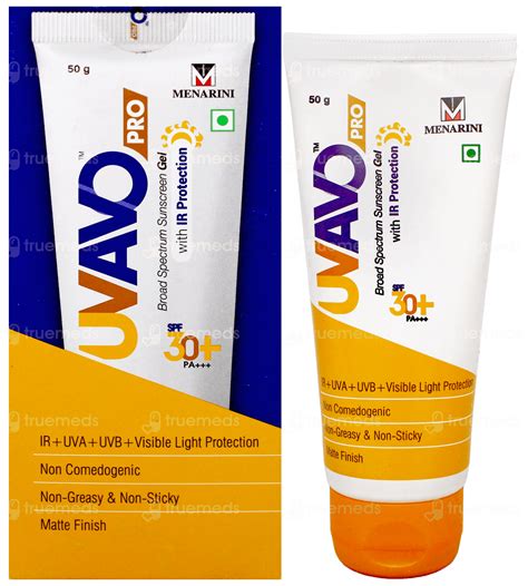Uv Avo Pro Spf 30 Gel 50 Gm - Uses, Side Effects, Dosage, Price | Truemeds