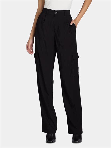 Time and Tru Women's Straight Leg Cargo Pant, Sizes XS-XXXL - Walmart.com