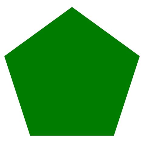 Geometric Pentagon Shape on a Transparent Background 20906687 PNG