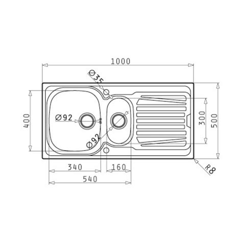 Pyramis Edelstahlspüle »Sparta«, Edelstahl, BxHxL: 100 x 50 cm - hagebau.at