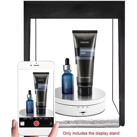 POHOVE Motorized Photography Display, Newerpoint 360 Degree Electric ...