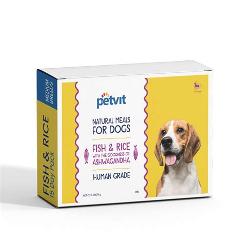 Petvit Fish Rice with Ashwagandha Boosts Energy, Promotes Healthy Coat ...