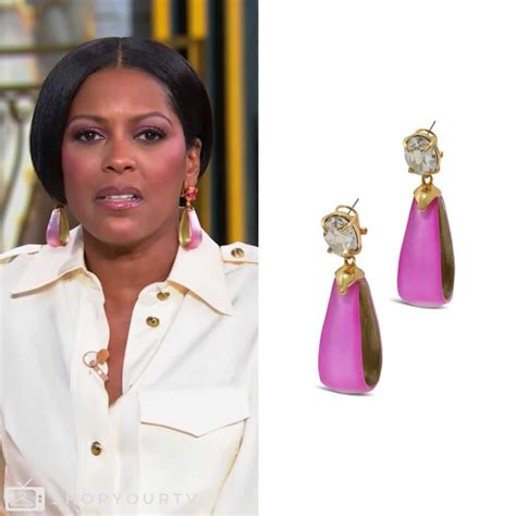 Tamron Hall Show: September 2025 Tamron's Lucile Teardrop Earrings ...