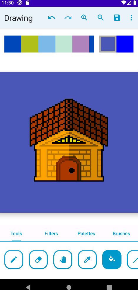Pixel Art JavaScript App 的图像结果
