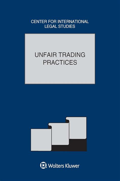 Buy Unfair Trading Practices: Special Issue (The Comparative Law ...