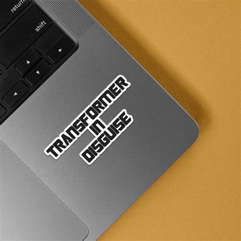 Transform Your Gear with our 'Transformer In Disguise' Sticker - A Must ...
