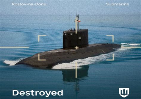 Ukraine gave the biggest blow to Russia, sank a submarine in the Black Sea