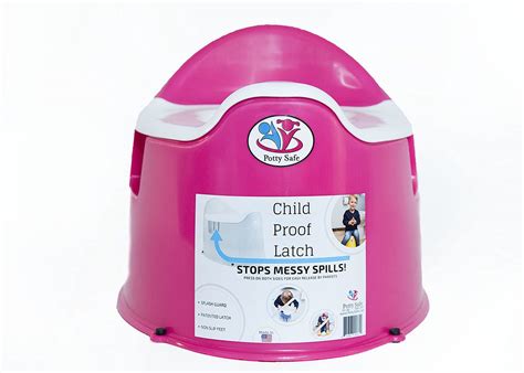 Potty Safe-Potty Training Toilet wChild Proof Latch; India | Ubuy